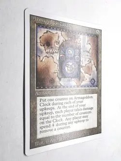 Armageddon Clock NM Revised English 1994 Rare MTG - Image 3