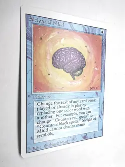 Sleight of Mind Revised NM English 1994 Rare MTG - Image 3