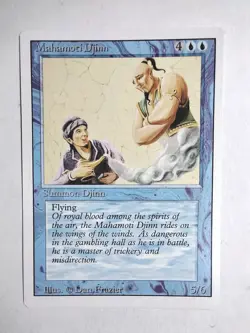 Mahamoti Djinn NM Revised English 1994 Rare MTG - Image 1