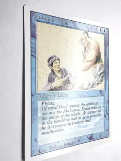 Mahamoti Djinn NM Revised English 1994 Rare MTG - Image 3