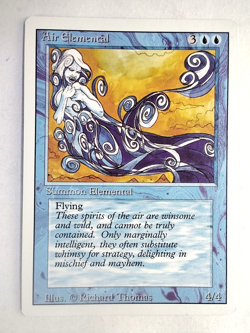 Air Elemental NM Revised English Uncommon 1994 Magic MTG - Image 1