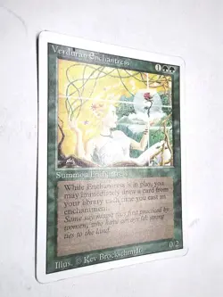Verduran Enchantress Revised LP English Rare 1994 MTG - Image 3