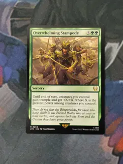 Overwhelming Stampede | 7% Off 2+ | UB: LOTR | NM | MTG - Image 1
