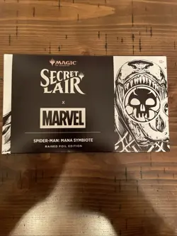 MTG Secret Lair Marvel Spider-Man: Mana Symbiote Sealed Raised Foil Magic - Image 1