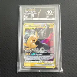 Pikachu & Zekrom Gx 33/181 Holo Team Up 2019 Ace 10 Gem Mint Pokemon Tcg - Image 1