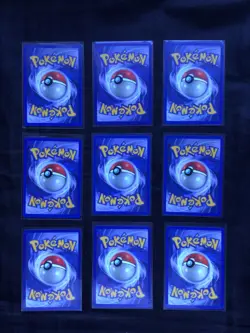 Pokemon Cards: Shadowless Base Set 35 Card Non-Holo Lot - Image 4
