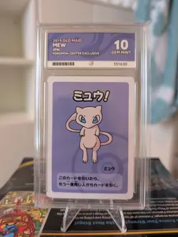 Mew - 2019 Old Maid Pokemon Center Exclusive ACE 10 GEM MINT - Japanese Card - Image 1