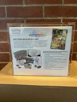 Pokemon Prismatic Evolutions ETB Pokemon Center Exclusive New Sealed with case - Image 2