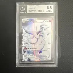 Pokemon Reshiram Full Art 113/114 - Black and White Base BGS 8.5 - Image 1