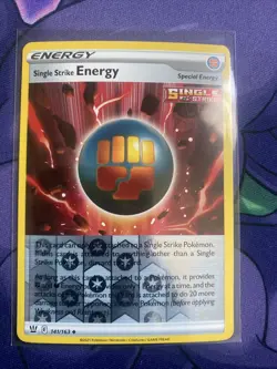 Pokemon TCG Battle Styles Reverse Holo Single Strike Energy 141/163 - Image 1