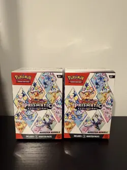 Pokemon TCG Scarlet & Violet Prismatic Evolutions Booster Bundle X2 SEALED* - Image 1