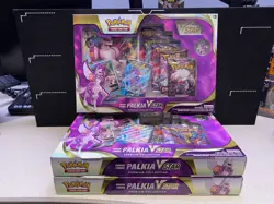 LOT OF 3 - Pokemon TCG Origin Forme Palkia VSTAR Premium Collection Box Sealed - Image 1