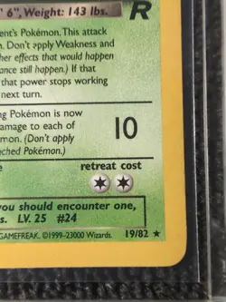 Pokemon TCG Dark Arbok 19/82 Team Rocket 1st Edition Non-Holo Rare Vintage LP - Image 5