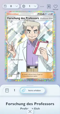 [GER] Pokemon TCG Pocket #373 Professor’s Research / Forschung des Professors ?? - Image 1