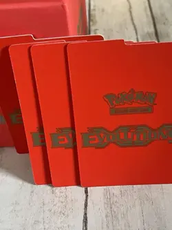 Pokemon XY Evolutions Empty Elite Trainer Box Mega Charizard Dividers - Image 2