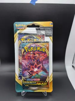 2020 Pokemon Sword & Shield and Darkness Ablaze Sealed 2 Booster Pack Blister - Image 1