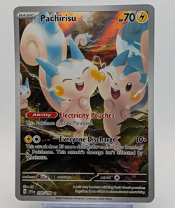 208/198 Pachirisu - Pokemon TCG Scarlet & Violet - Illustration Rare NM - Image 1