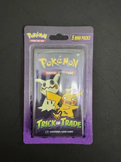Pokemon TCG - Trick Or Trade - 5 Mini Booster Blister Packs Factory Sealed New - Image 3