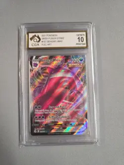 2021 Pokemon 157 Gengar VMAX Full Art SWSH Fusion Strike CGA 10 157/264 - Image 1
