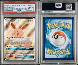 POKEMON PSA 8 EEVEE GX FULL ART SM233 PROMO PRM-PIKACHU/EEVEE SPC.CL ITALIANO - Image 3