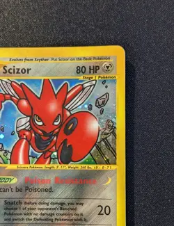 Pokemon AQUAPOLIS - #H21/H32 Scizor - Holo - ENG - Moderately Played - Image 5