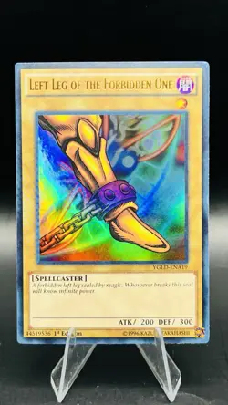 Left Leg of the Forbidden One YGLD-ENA19 Yugi's Legendary Decks 1st Edition - Image 1