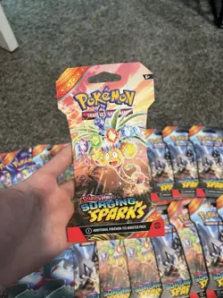 Pokemon TCG S & V Surging Sparks - Sleeved Booster Pack 20 Pack Sealed Lot 🔥 - Image 2