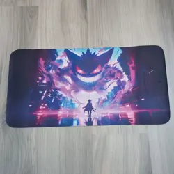 Pokemon TCG Purple Gengar Rubber Playmat/Mousemat, Trading Card Game 60x30cm - Image 1