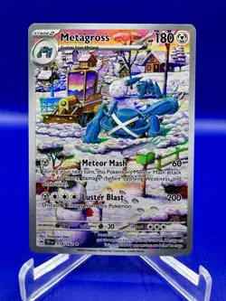 Pokemon TCG Metagross 178/162 Temporal Forces Holo Card Illustration Rare - Image 1