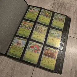 COMPLETE X100 Pokemon Prismatic Evolutions Reverse Holo Bundle Cards Free Folder - Image 1