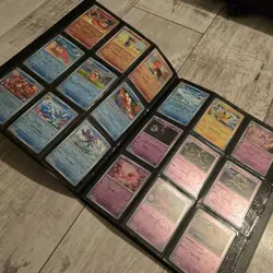 COMPLETE X100 Pokemon Prismatic Evolutions Reverse Holo Bundle Cards Free Folder - Image 2