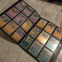 COMPLETE X100 Pokemon Prismatic Evolutions Reverse Holo Bundle Cards Free Folder - Image 3