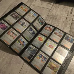COMPLETE X100 Pokemon Prismatic Evolutions Reverse Holo Bundle Cards Free Folder - Image 5