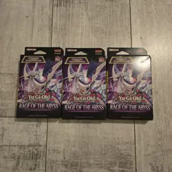 X3 Yu-Gi-Oh! Rage Of The Abyss 3-Pack Tuckbox Booster Collectable Trading Cards - Image 1