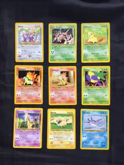 Pokemon Cards: Neo Genesis 19 Card Non-Holo Lot - Image 1