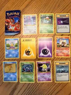 Pokemon Base Art 3 Different Opened Charizard Packs w/cards - 1 Pack Shadowless - Image 5