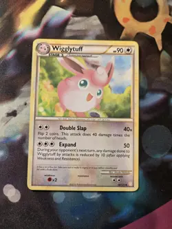 Wigglytuff 56/123 Heartgold & Soulsilver Regular Uncommon Pokemon TCG Card NM - Image 1