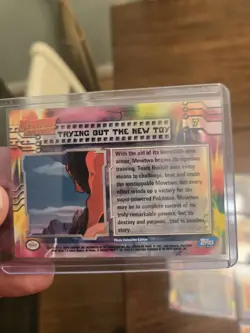 Pokemon Topps Card Stealing Pokemon Mewtwo Strikes Back TCG Non Holo Movie - Image 3