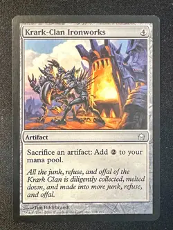 Krark-Clan Ironworks 134/165 Fifth Dawn Magic The Gathering Card Uncommon - Lp - Image 1