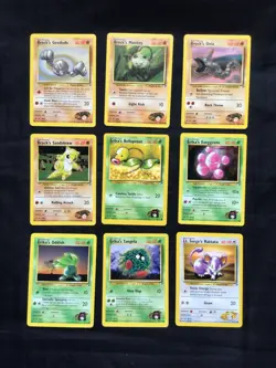 Pokemon Cards: Gym Heroes 9 Card Non-Holo Lot - Image 1