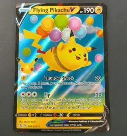 Pokemon Celebrations Flying Pikachu V Ultra Rare Card 006/025 NM - Image 1