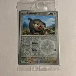 Pokemon TCG Lechonk Card 155/198 Center Stamped Promo Sealed Scarlet & Violet - Image 1