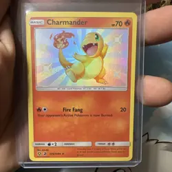 Pokemon Charmander TCG SV6/SV94 Hidden Fates Shiny Vault Holo Rare Card - Image 1