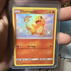 Pokemon Charmander TCG SV6/SV94 Hidden Fates Shiny Vault Holo Rare Card - Image 2