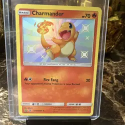 Pokemon Charmander TCG SV6/SV94 Hidden Fates Shiny Vault Holo Rare Card - Image 3