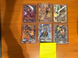 Digimon TCG 6 Card Lot BT-06 Double Diamond SECs - Image 1