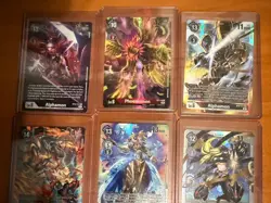 Digimon TCG 6 Card Lot BT-06 Double Diamond SECs - Image 3