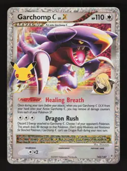 Garchomp C LV.X 145/147 Pokemon Celebrations Classic Collection Holo Card - Image 1