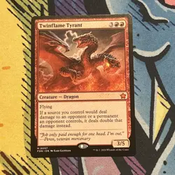 Twinflame Tyrant - MTG Magic The Gathering - Foundations - NM - Image 1