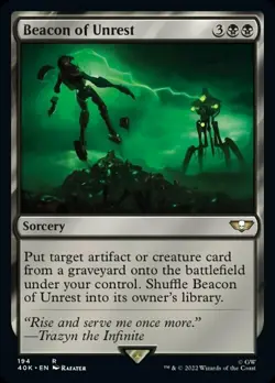 1x Beacon of Unrest NM-Mint, English Universes Beyond: Warhammer 40,000 MTG Magi - Image 1